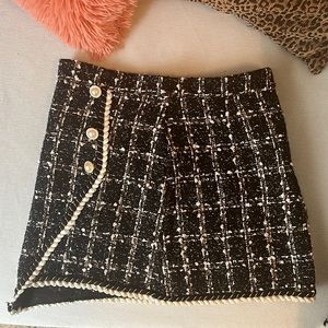 Vintage Plaid Skort
